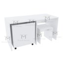 Ver imagem 4 de BAÚ COM RODAS E MESA COM BANCO PARA BRINCAR M157.2021.B MUNDI MOVEIS