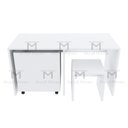 Ver imagem 3 de BAÚ COM RODAS E MESA COM BANCO PARA BRINCAR M157.2021.B MUNDI MOVEIS