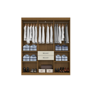 Ver imagem 2 de Guarda Roupas Casal 7 Portas 2 Gavetas Lisboa Aramóveis Branco Cod: 507.067