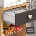 Ver imagem 2 de Fruteira Talita com Rodinhas 1 Gav.