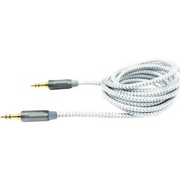 Cabo de Áudio Stereo P2 Sumay Premium SM-CASP2 3.5mm 1,8 Metros - Prata - 11