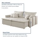 Ver imagem 5 de Sofá Cama em Madeira Eucalipto 180cm Detroid Yescasa