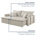 Ver imagem 6 de Sofá Cama em Madeira Eucalipto 180cm Detroid Yescasa