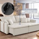 Ver mais imagens de Sofá Cama em Madeira Eucalipto 180cm Detroid Yescasa