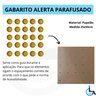 Elemento Tátil Alerta Pvc Parafusado Amarelo - 4