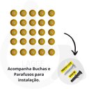 Ver imagem 5 de Elemento Tátil Alerta Pvc Parafusado Amarelo