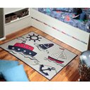 Ver imagem 1 de Tapete Infantil 1,00x1,50 Antiderrapante Quarto Marinho I-84