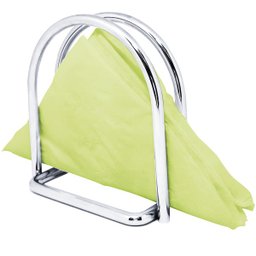Suporte Porta Guardanapo Papel De Mesa Arco Aço Cromado - 1