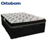 Cama Baú Casal Suede + Colchão Casal Ortobom Iso Dupla Face 60X138X188 Preto - 6