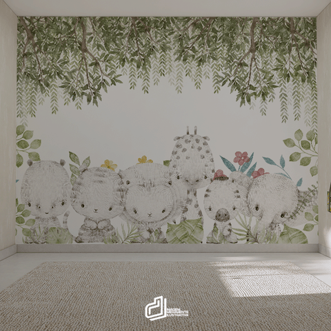 Painel Safari Aquarela-md22