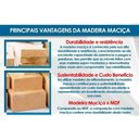Ver imagem 2 de Mesa Cozinha Mira Premium Madeira Maciça C/ Tampo Madeirado C/ Vidro 160x90cm e 6 Cadeiras Lila