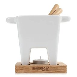Fondue em Cerâmica 5 Peças Bianco 300ml Boska Branco - 8