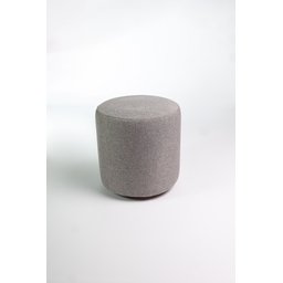 Kit 02 Puffs Decorativos Redondos para Sala Linho Palha Perse  - 2
