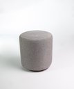 Ver imagem 3 de Kit 02 Puff Perse Decorativo Tecido Linho Banqueta Redondo