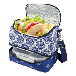 (bella Vitta) Bolsa Térmica com 2 Compartimentos - Azul - 4