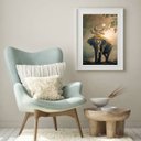 Ver imagem 2 de Quadro Lord Ganesha Elefante - 60x48cm:madeira Preta
