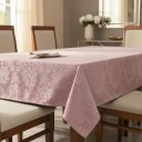 Ver imagem 5 de Toalha de Mesa Jacquard 04 Lug Cozinha Quadrada:Rose