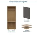 Ver imagem 4 de Módulo 45x120 2 Portas 1 Kit Prateleiras Frame CabeCasa MadeiraOriginals