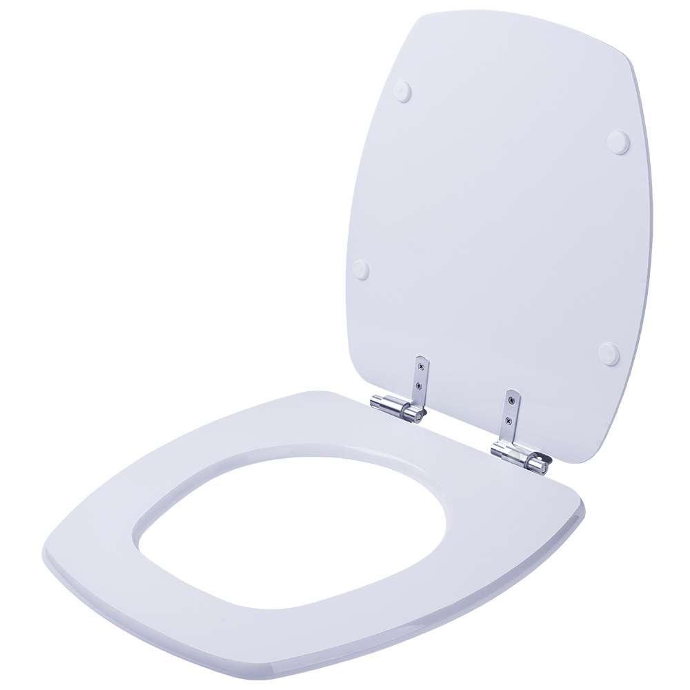 Assento Sanitário com Fechamento Lento Perola Branco para Vaso Pettra - 2