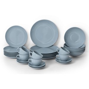 Aparelho de Jantar 30 Pçs em Cerâmica Haus Concept Soho Azul