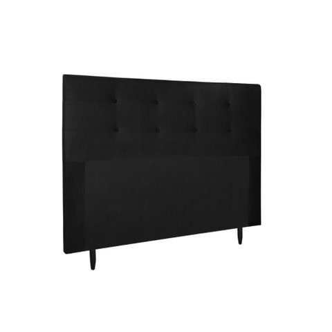 Cabeceira Cama Box Casal 160cm - Preto Suede