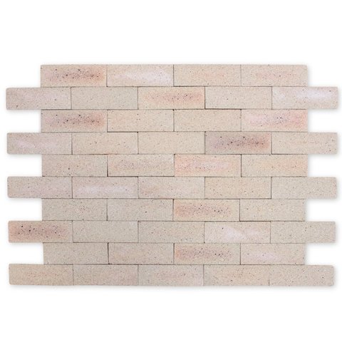Revestimento Cerâmica Natural - Tijolinho Paliano 7,6x23cm Marrom/Areia