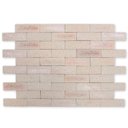 Ver imagem 1 de Revestimento Cerâmica Natural - Tijolinho Paliano 7,6x23cm Marrom/Areia