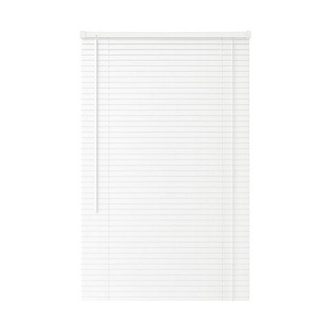 Persiana Horizontal Pvc Off 25 Mm 0,80x1,30 Cortina Sala Quarto - Branca