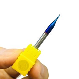 Fresa Topo Reto Metal Duro 2,5mm - 4 Cortes com 63hrc - 2