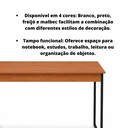 Ver imagem 2 de Escrivaninha de Escritório Roma Plus:Freijó