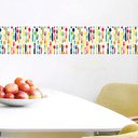 Ver imagem 1 de Faixa de Parede Talheres Coloridos - 20m