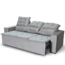 Ver imagem 6 de Sofá Retrátil e Reclinável 180cm Suede com Molas Espirais Europa King House
