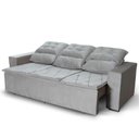Ver imagem 7 de Sofá Retrátil e Reclinável 180cm Suede com Molas Espirais Europa King House