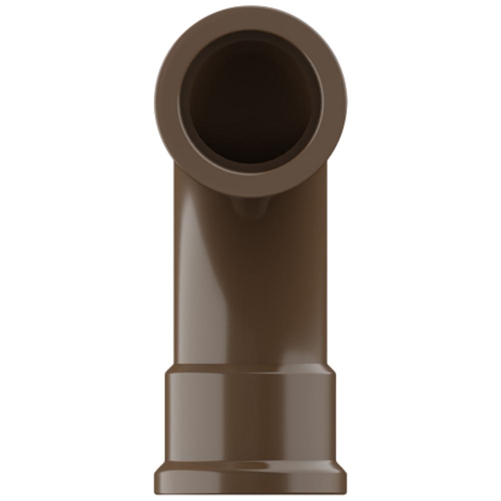 Curva De 90° Graus Soldável PVC Marrom Para Canos Tubos De Água Fria De 1” Polegadas 32mm Tigre - 3
