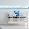 Faixa Infantil Anjo Passarinho e Nuvem Azul - 9m - 1