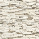 Ver imagem 1 de Papel de Parede Decorativo Pedra Canjiquinha Tons Areia 1,5m