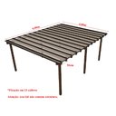 Ver imagem 4 de Cobertura Policarbonato Alveolar 6,00m x 4,00m - Cristal 4mm