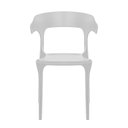 Ver imagem 2 de Cadeira de Jantar Garden Luxo Gd-004 Empilhável Resistente Branca
