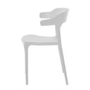 Ver imagem 3 de Cadeira de Jantar Garden Luxo Gd-004 Empilhável Resistente Branca