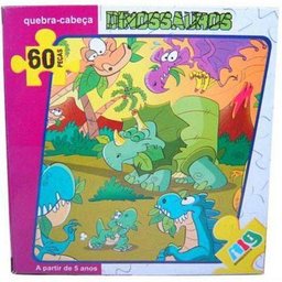 Quebra-Cabeça - Dinossauro - 60 peças - Nig - 2