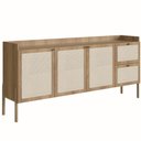 Ver imagem 1 de Balcão Buffet 183cm com Pés de Madeira Oslo - Hanover