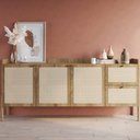 Ver imagem 3 de Balcão Buffet 183cm com Pés de Madeira Oslo - Hanover