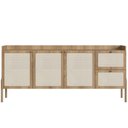 Ver imagem 2 de Balcão Buffet 183cm com Pés de Madeira Oslo - Hanover