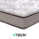 Ver imagem 6 de Cama Box com Colchão Solteiro Four Season Pillow Top Molas Ensacadas Bege Vtech