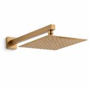 Ver imagem 3 de Ducha Chuveiro Articulado Dourado Escovado Aço Inox 304 Luxo