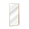 Espelho Retangular Com Moldura Em Metal 120 X 60cm Dourado - 1