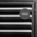 Ver imagem 4 de Porta Gás Dupla Laminado Trava para Cadeado - Vettoretti:preto