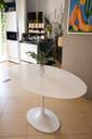 Ver imagem 1 de Mesa de Jantar Saarinen Oval Mármore Espirito SANTO120X80CM