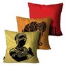 Kit com 3 Capas para Almofadas Africana Colorido - 1