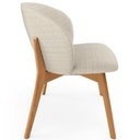 Ver mais imagens de Kit 06 Cadeiras de Jantar e Estar Living Estofada Mia L02 Linho Palha - Lyam Decor